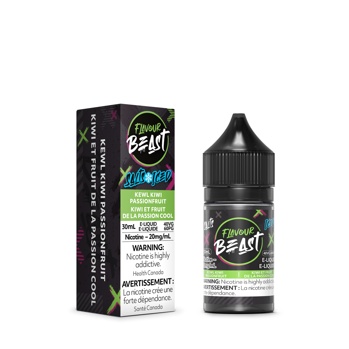 Kewl Kiwi Passionfruit Iced - Flavour Beast E-Liquid