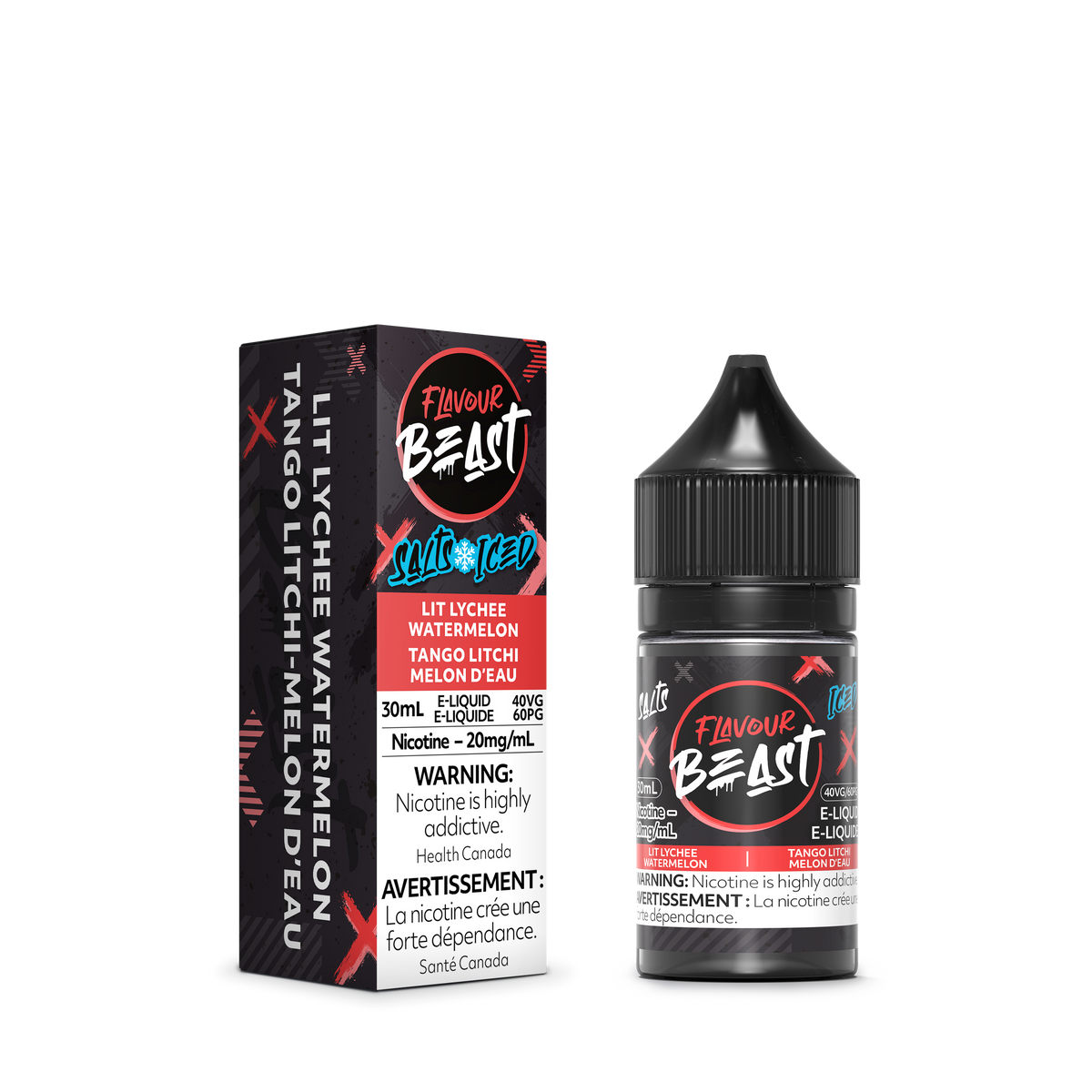 Lit Lychee Watermelon Iced Vape - Flavour Beast E-Liquid