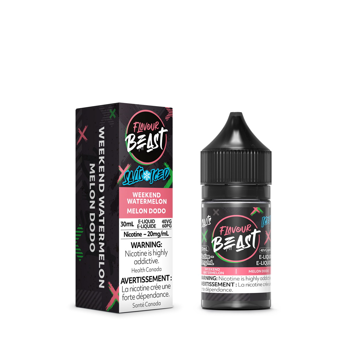Weekend Watermelon Iced Vape - Flavour Beast E-Liquid