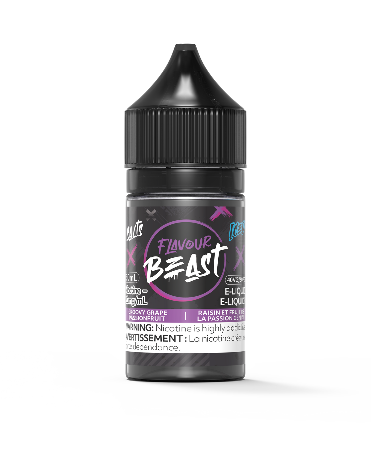 Groovy Grape Passionfruit Iced - Flavour Beast E-Liquid