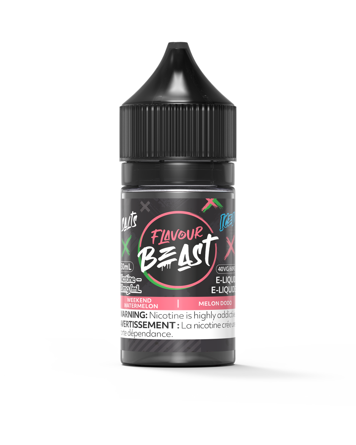 Weekend Watermelon Iced Vape - Flavour Beast E-Liquid