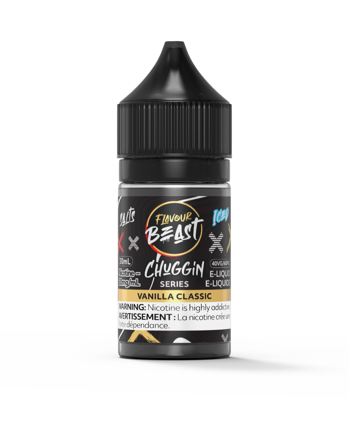 Vanilla Classic (Iced) 30mL E-liquid - Flavour Beast Chuggin'