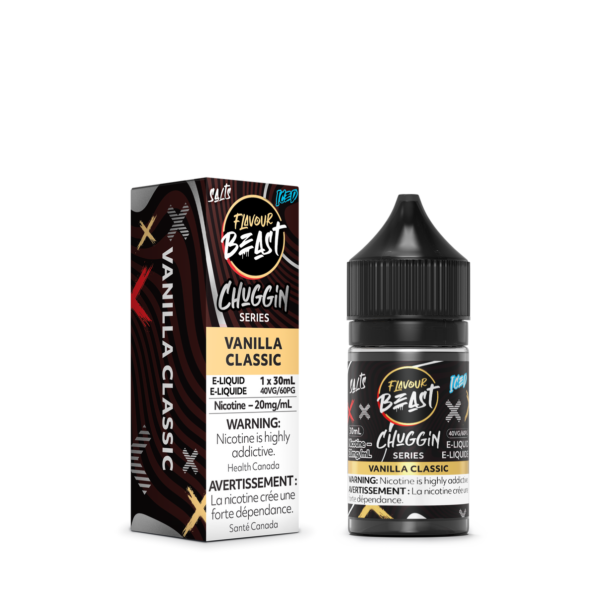 Vanilla Classic (Iced) 30mL E-liquid - Flavour Beast Chuggin'
