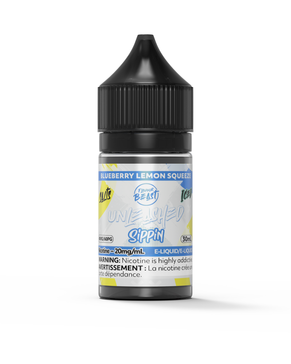 Flavour Beast Unleashed E-Liquid - Sippin' Blueberry Lemon Squeeze