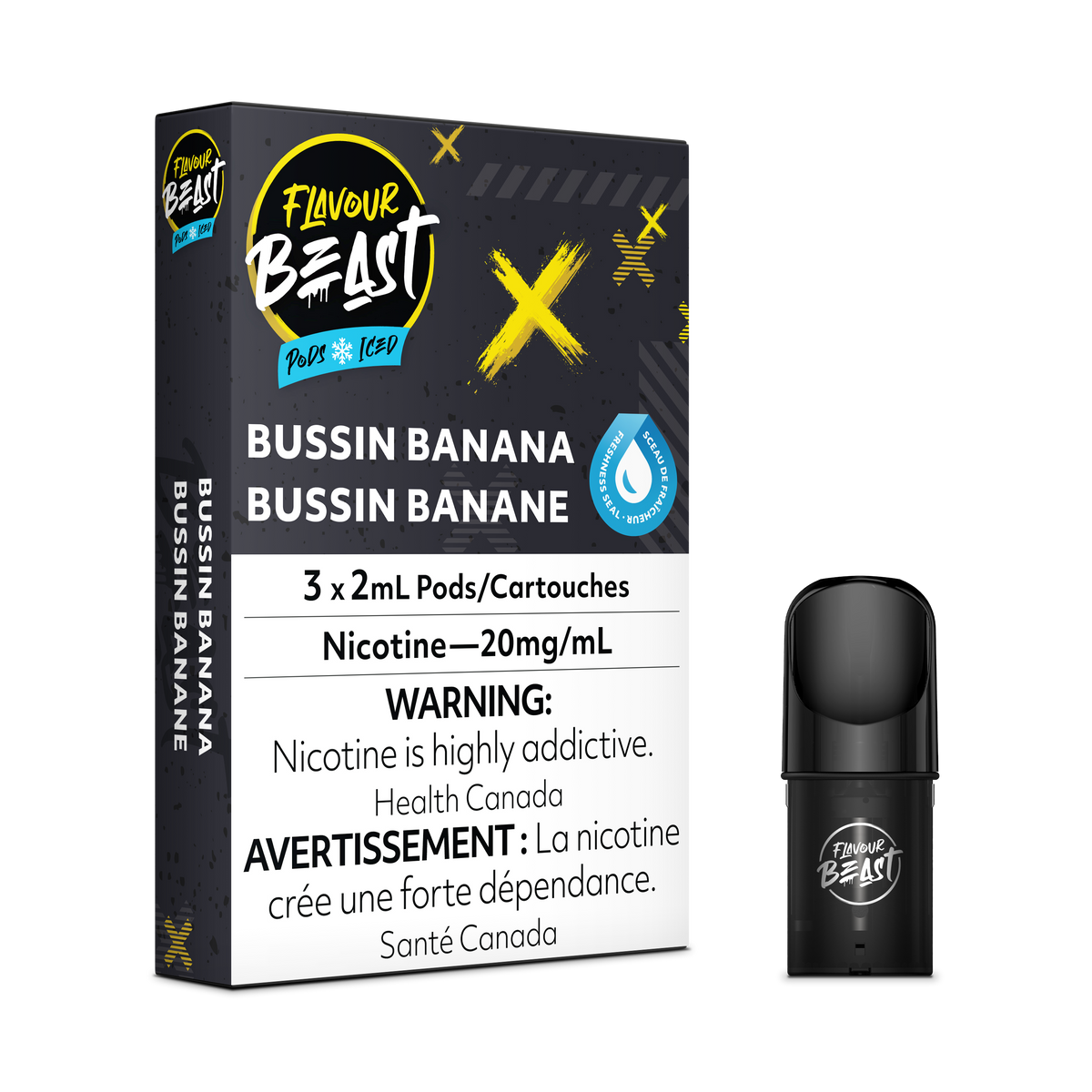 Flavour Beast Pod - Bussin' Banana (Iced)