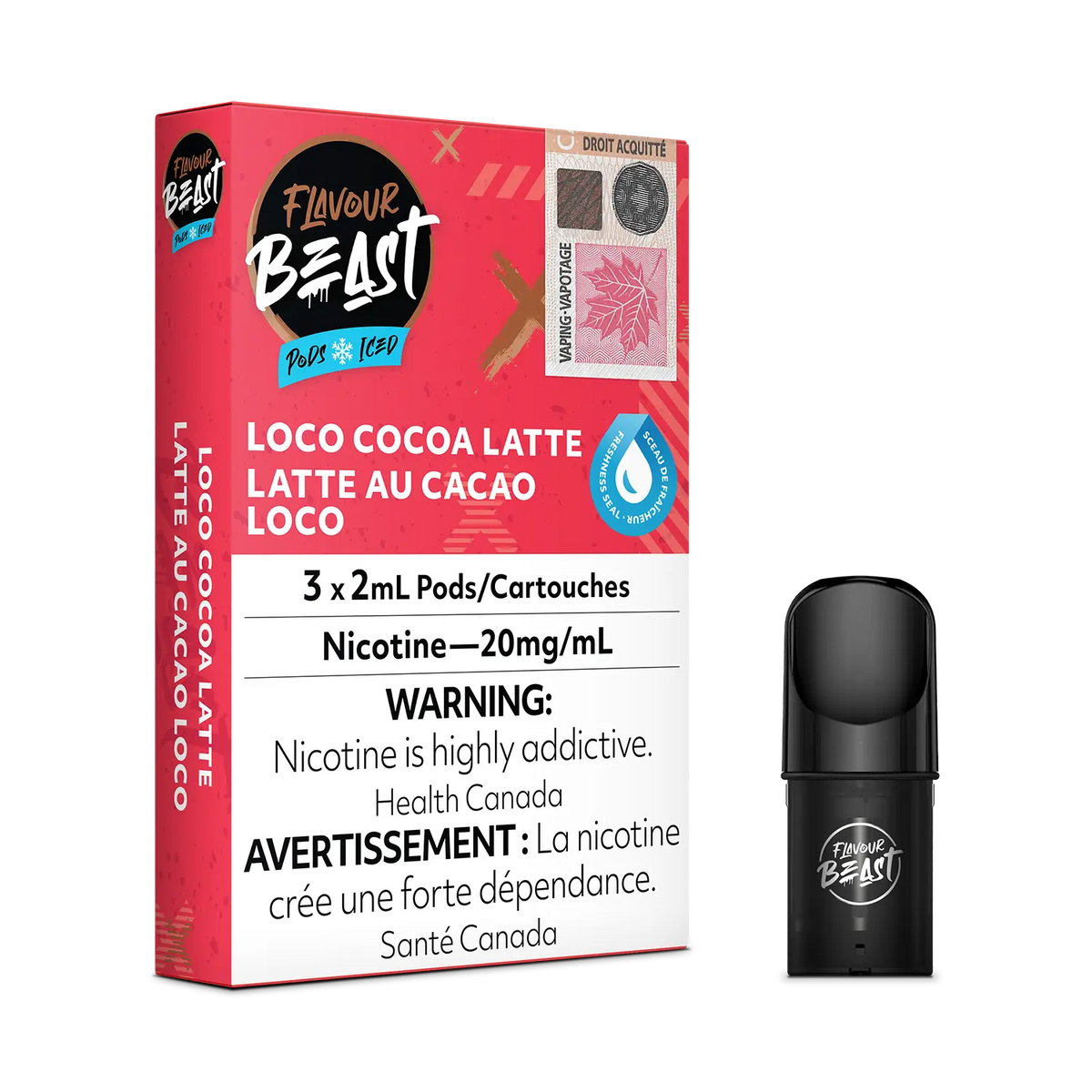 Flavour Beast Pod - Loco Cocoa Latte Iced