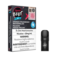 Flavour Beast Pod Pack - Savage Strawberry Watermelon Iced