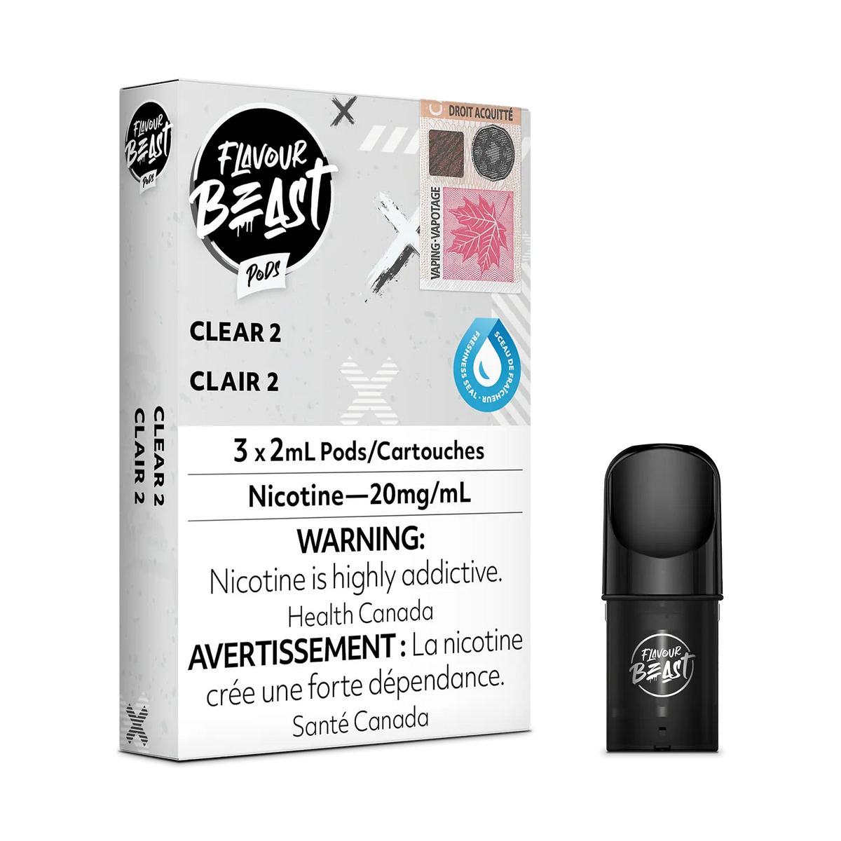 Flavour Beast Pod Pack - Clear 2