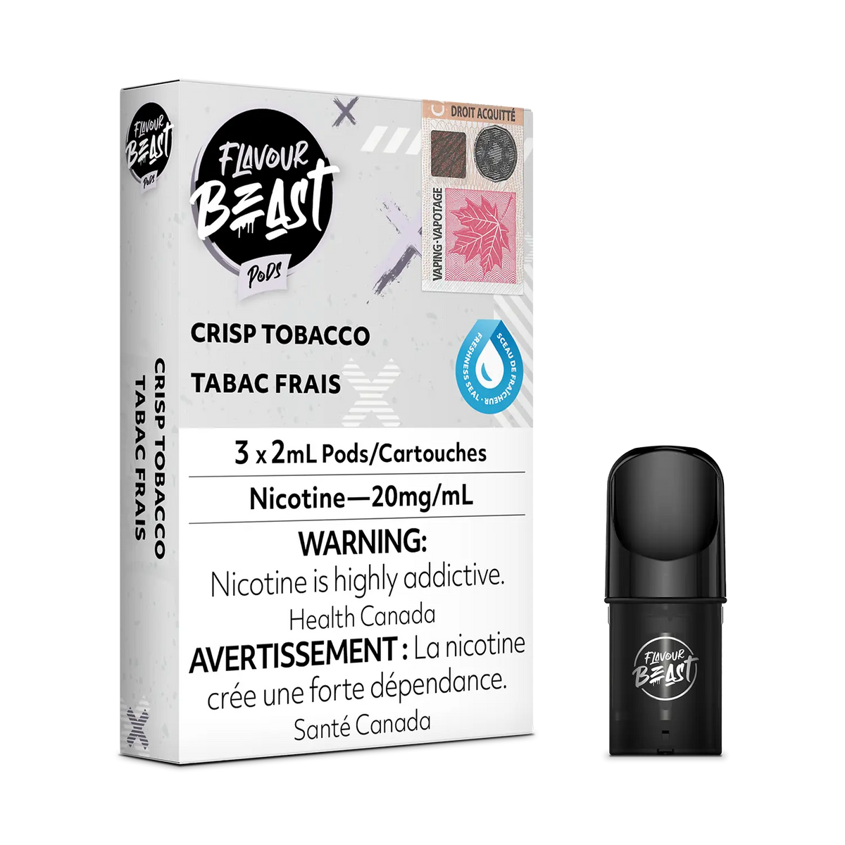 Flavour Beast Pod - Crisp Tobacco