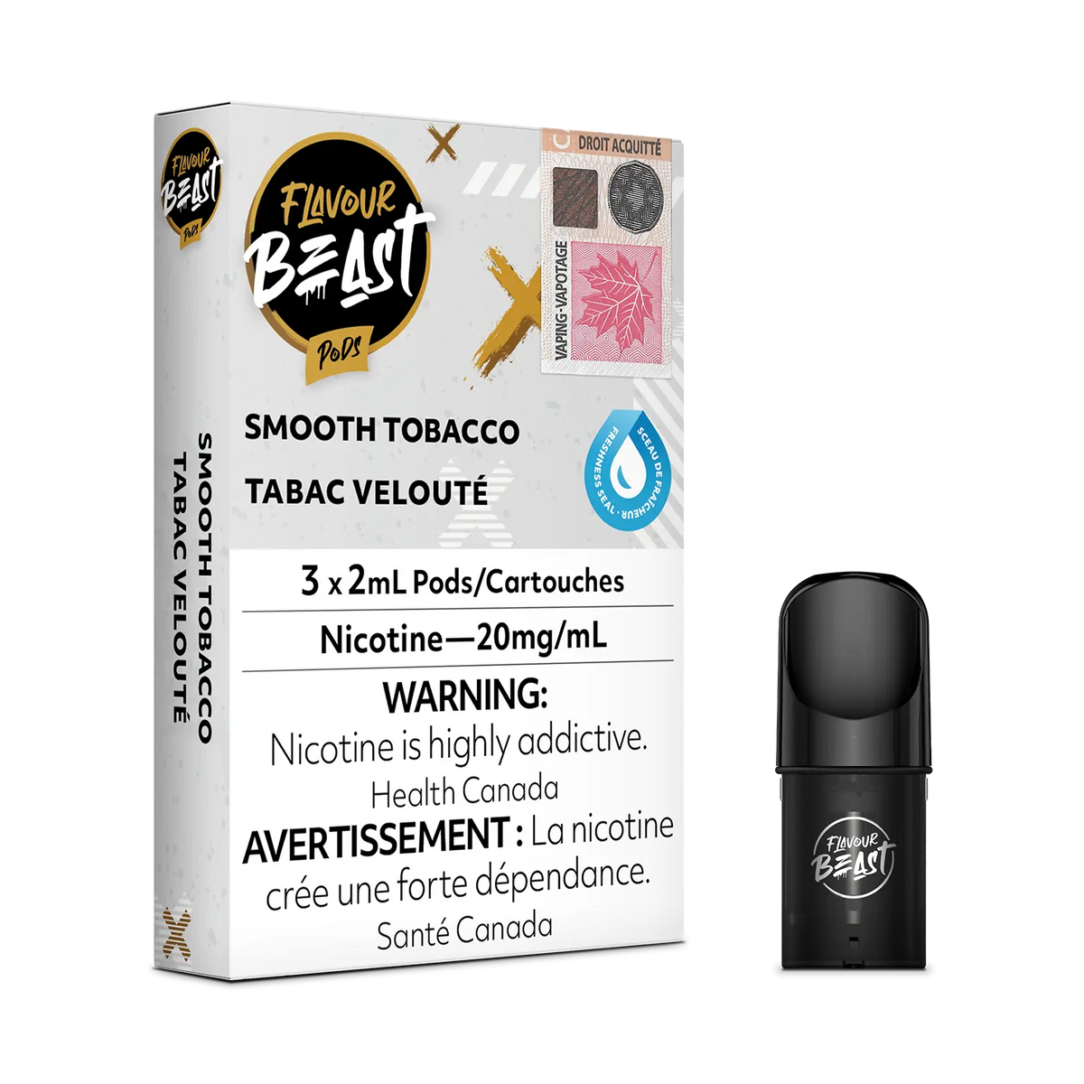 Flavour Beast Pod Pack - Smooth Tobacco