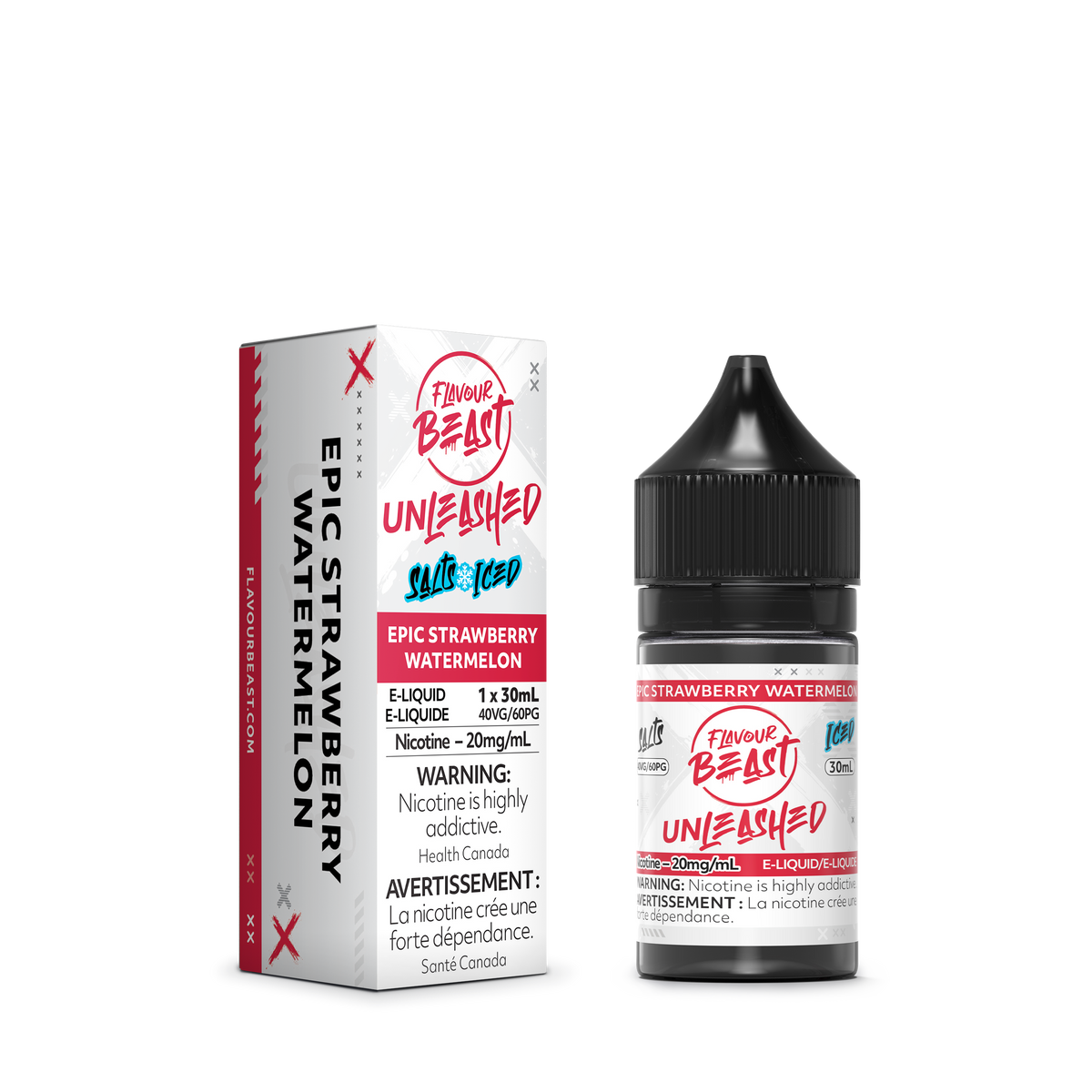 Flavour Beast Unleashed E-Liquid - Epic Strawberry Watermelon