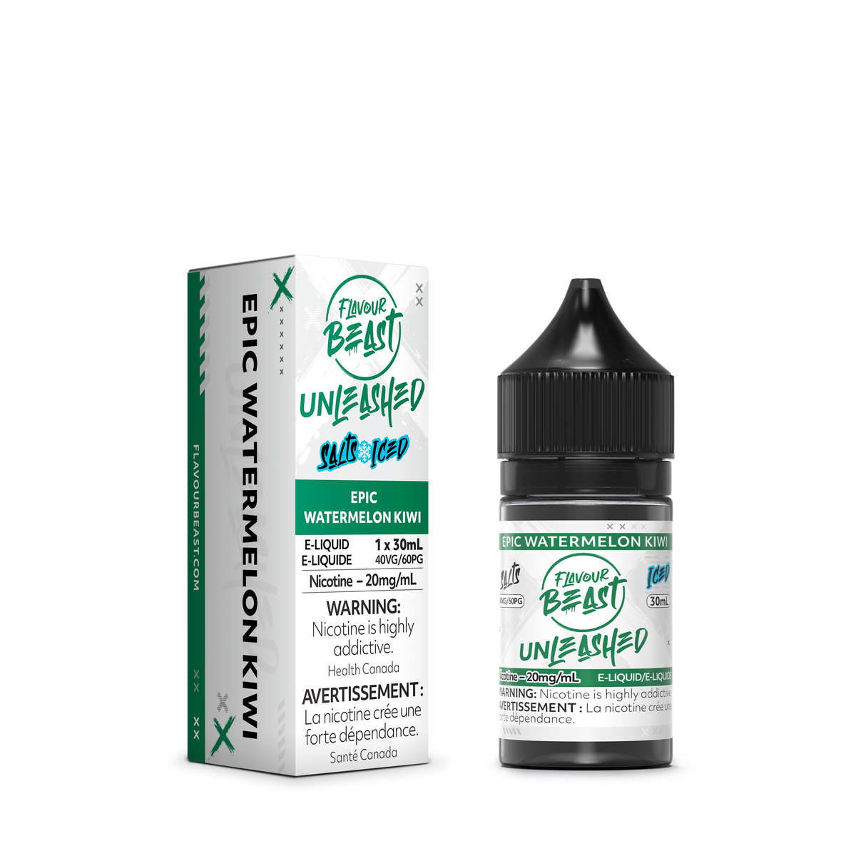 Flavour Beast Unleashed E-Liquid - Epic Watermelon Kiwi