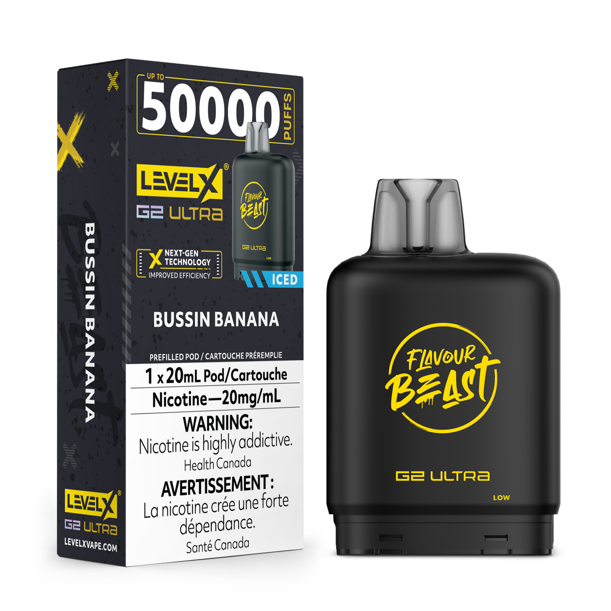 Buy Level X G2 Ultra Pod - Bussin Banana Online