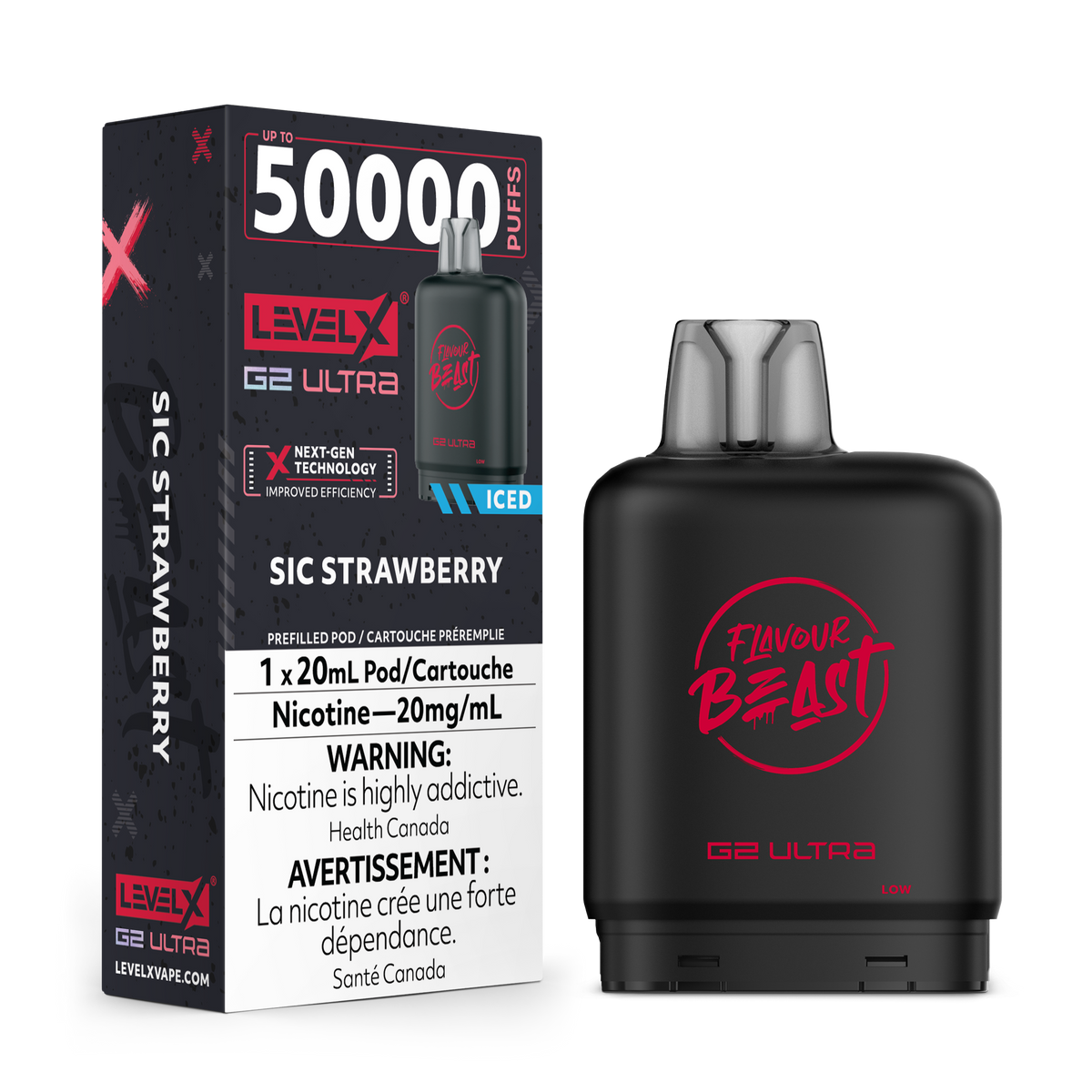 Buy Level X G2 Ultra Pod - Sic Strawberry Online