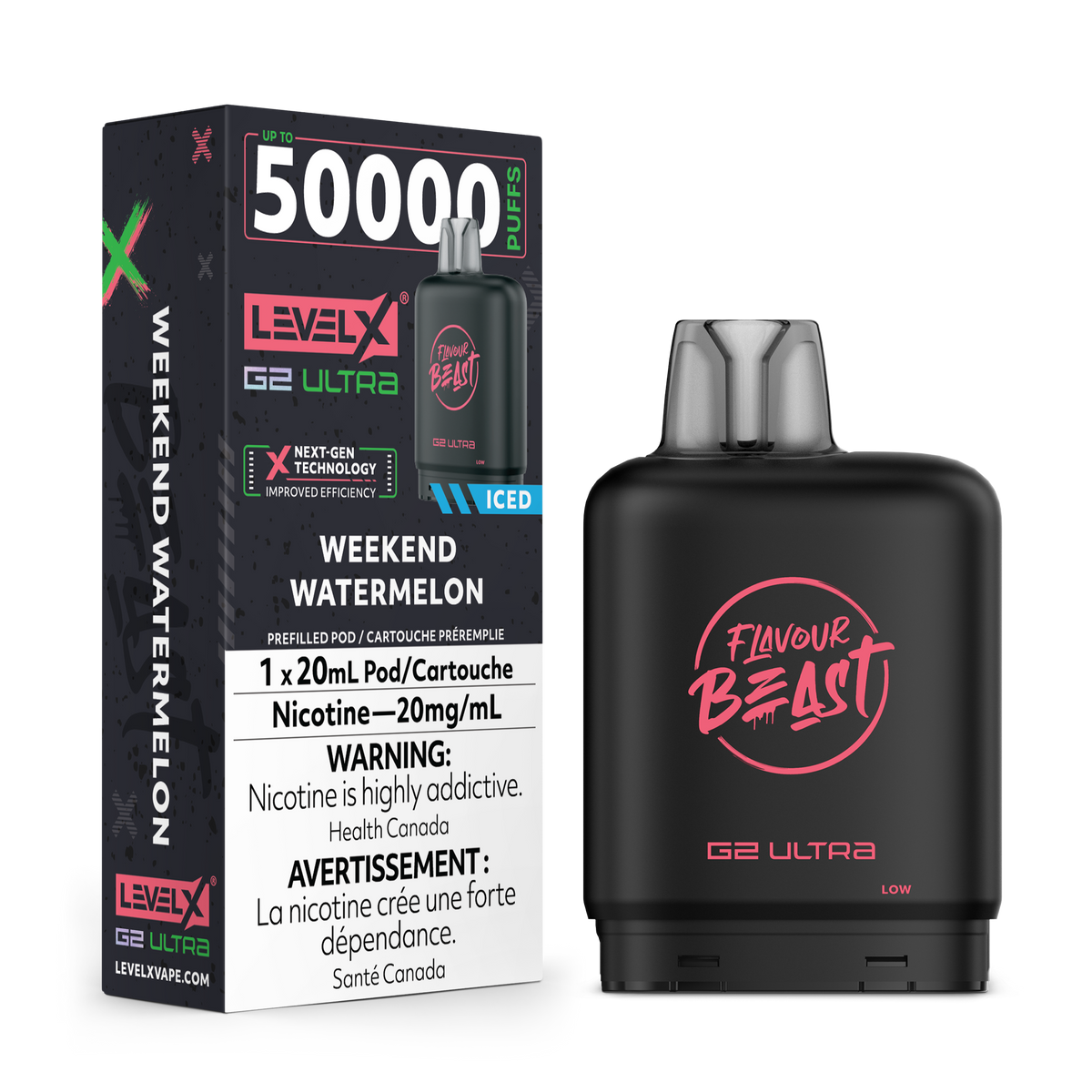 Buy Level X G2 Ultra Pod - Weekend Watermelon Online