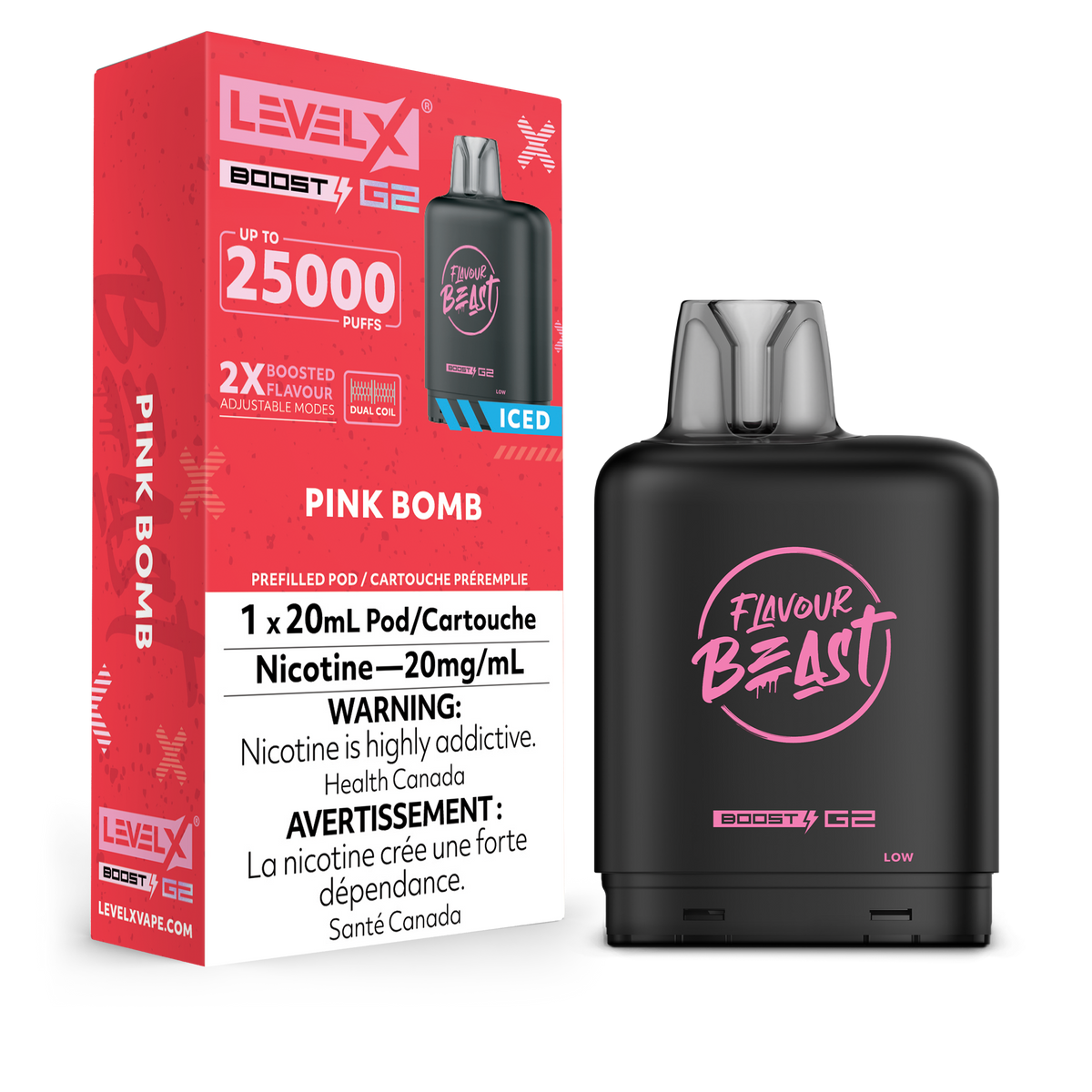 Pink Bomb (Iced) - Level X Boost G2 Pod