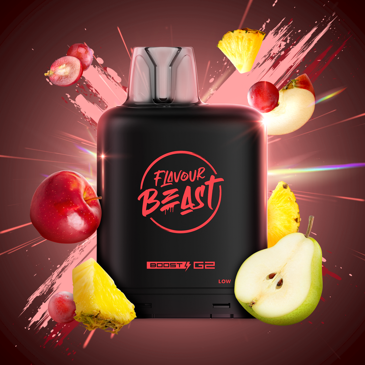 Level X Flavour Beast Boost G2 Pod - Famous Fruit KO