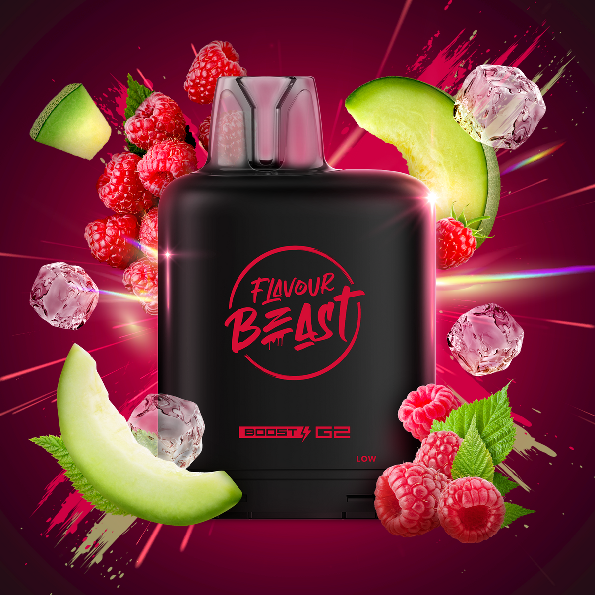 Level X Flavour Beast Boost G2 Pod - Rad Razz Melon