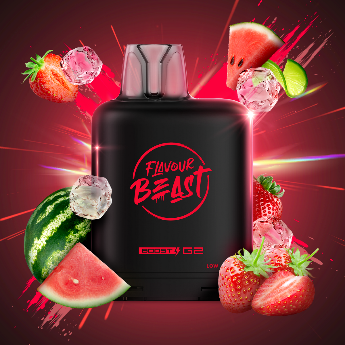 Level X Flavour Beast Boost G2 Pod - Savage Strawberry Watermelon