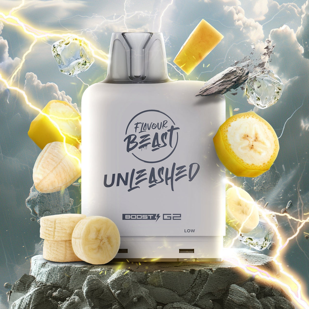 Level X Flavour Beast Boost G2 Pod - Unleashed Epic Banana