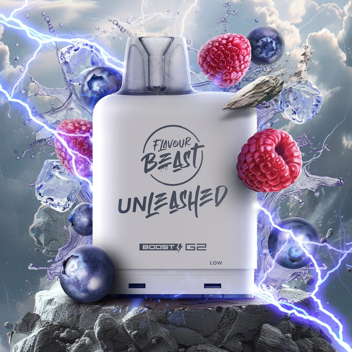 Level X Flavour Beast Boost G2 Pod - Unleashed Epic Berry Lightning