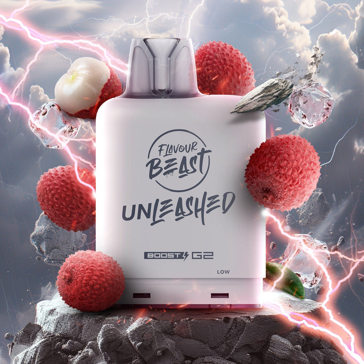 Level X Flavour Beast Boost G2 Pod - Unleashed Epic Lychee