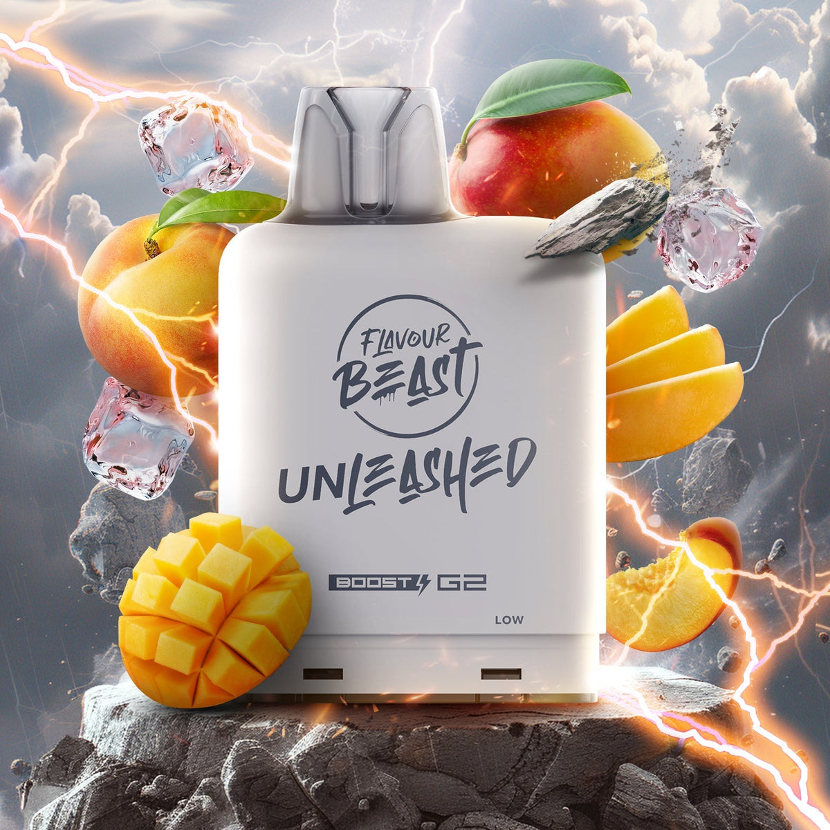 Level X Flavour Beast Boost G2 Pod - Unleashed Epic Peach Mango