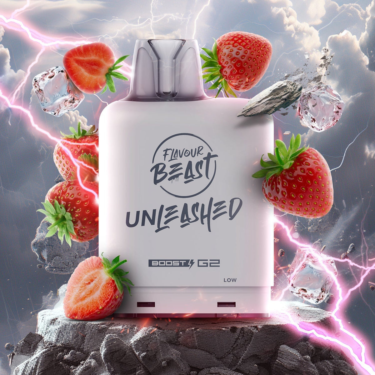 Level X Flavour Beast Boost G2 Pod - Unleashed Epic Strawberry
