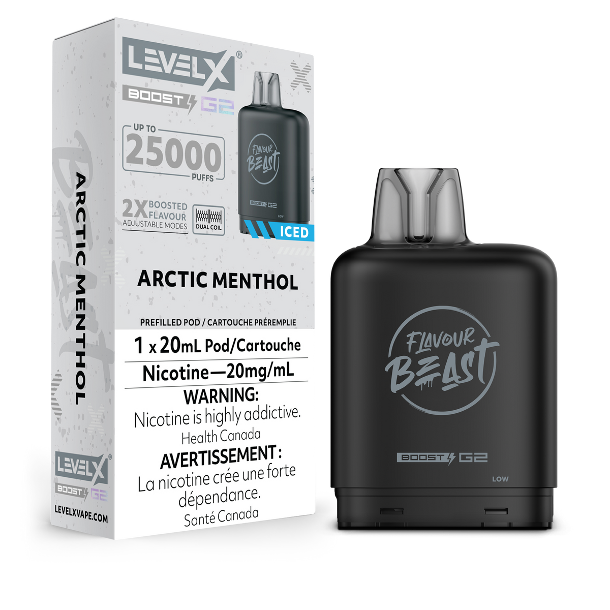 Level X Flavour Beast Boost Pod - Arctic Menthol
