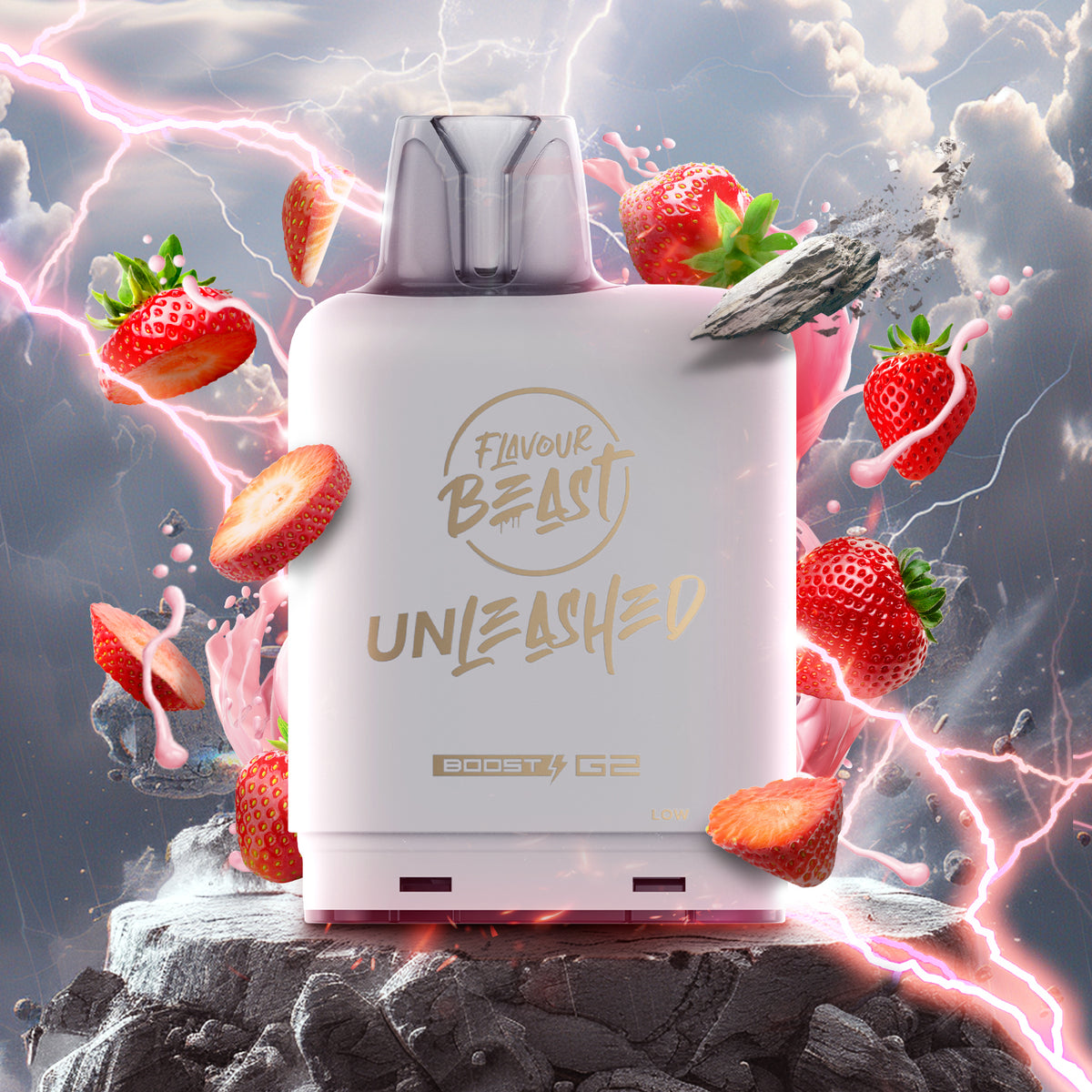 Level X Flavour Beast Unleashed Boost G2 Pod - Strawberry Swirl