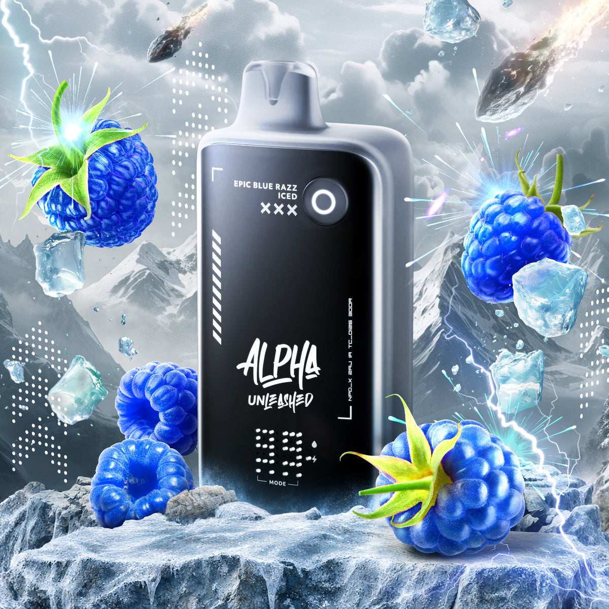 Flavour Beast Alpha - Epic Blue Razz Iced