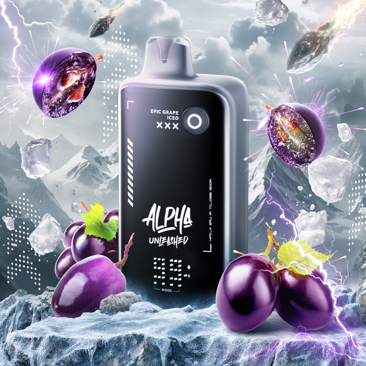 Flavour Beast Alpha - Epic Grape Iced