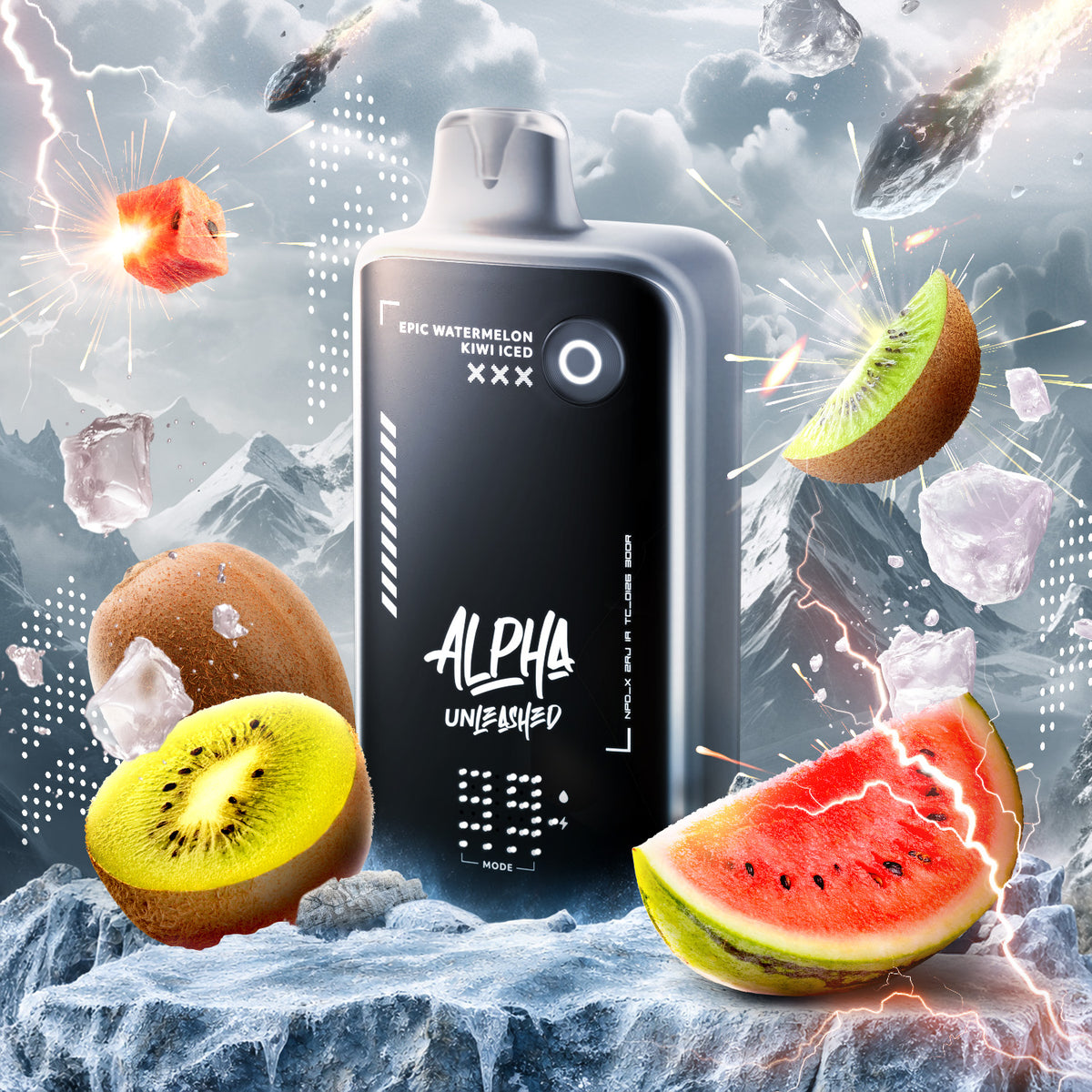 Flavour Beast Alpha - Epic Watermelon Kiwi Iced