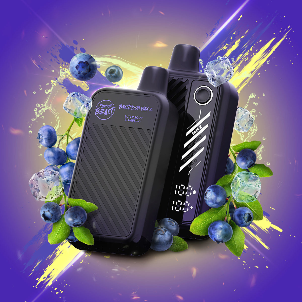 Super Sour Blueberry Vape  – Beast Mode Max 2 –  50 K Puffs| Disposable Canada