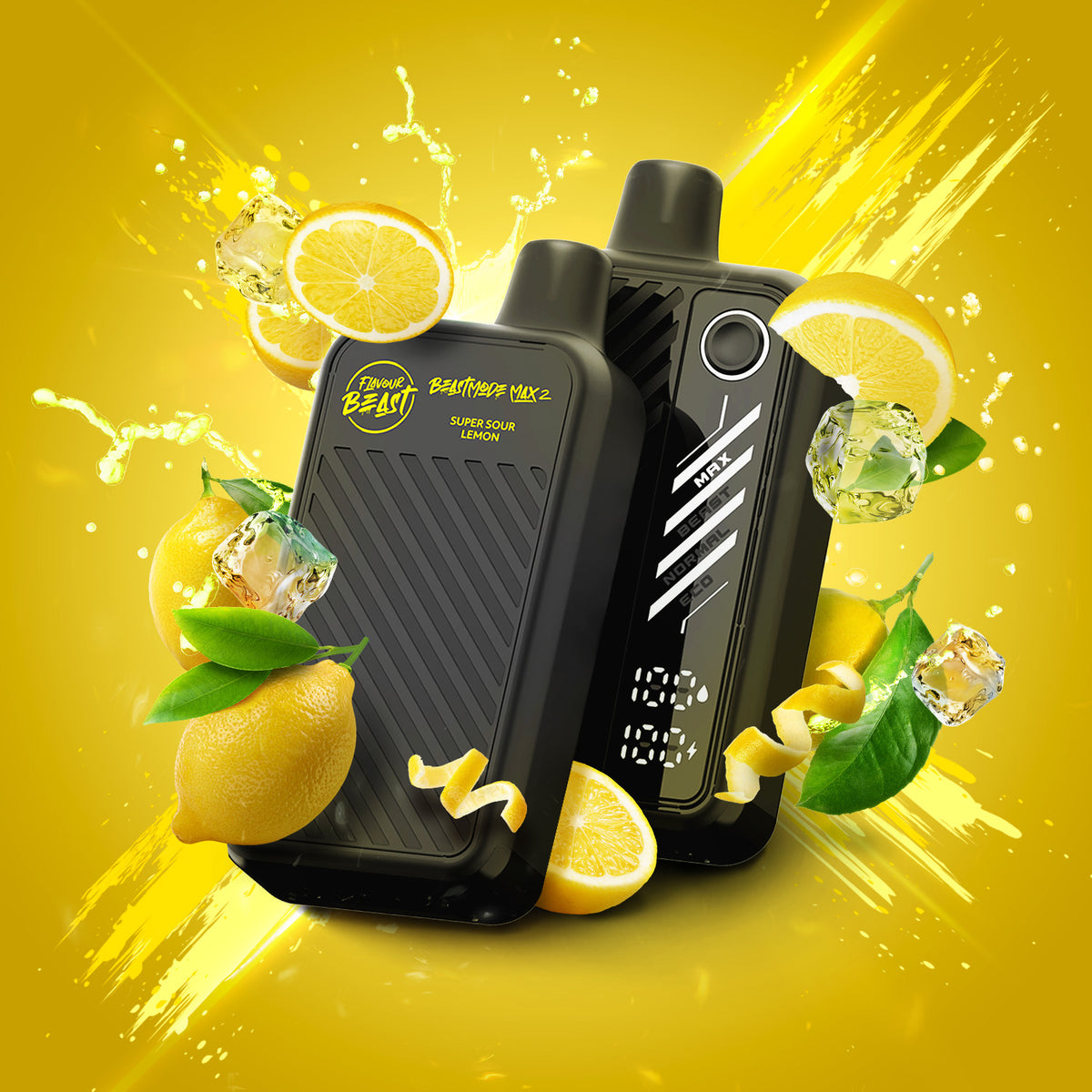Super Sour Lemon Vape  – Beast Mode Max 2 –  50 K Puffs| Disposable Canada