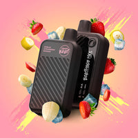 STR8 UP Strawberry Banana Vape - Flavour Beast Beast Mode Max 18K Disposable  