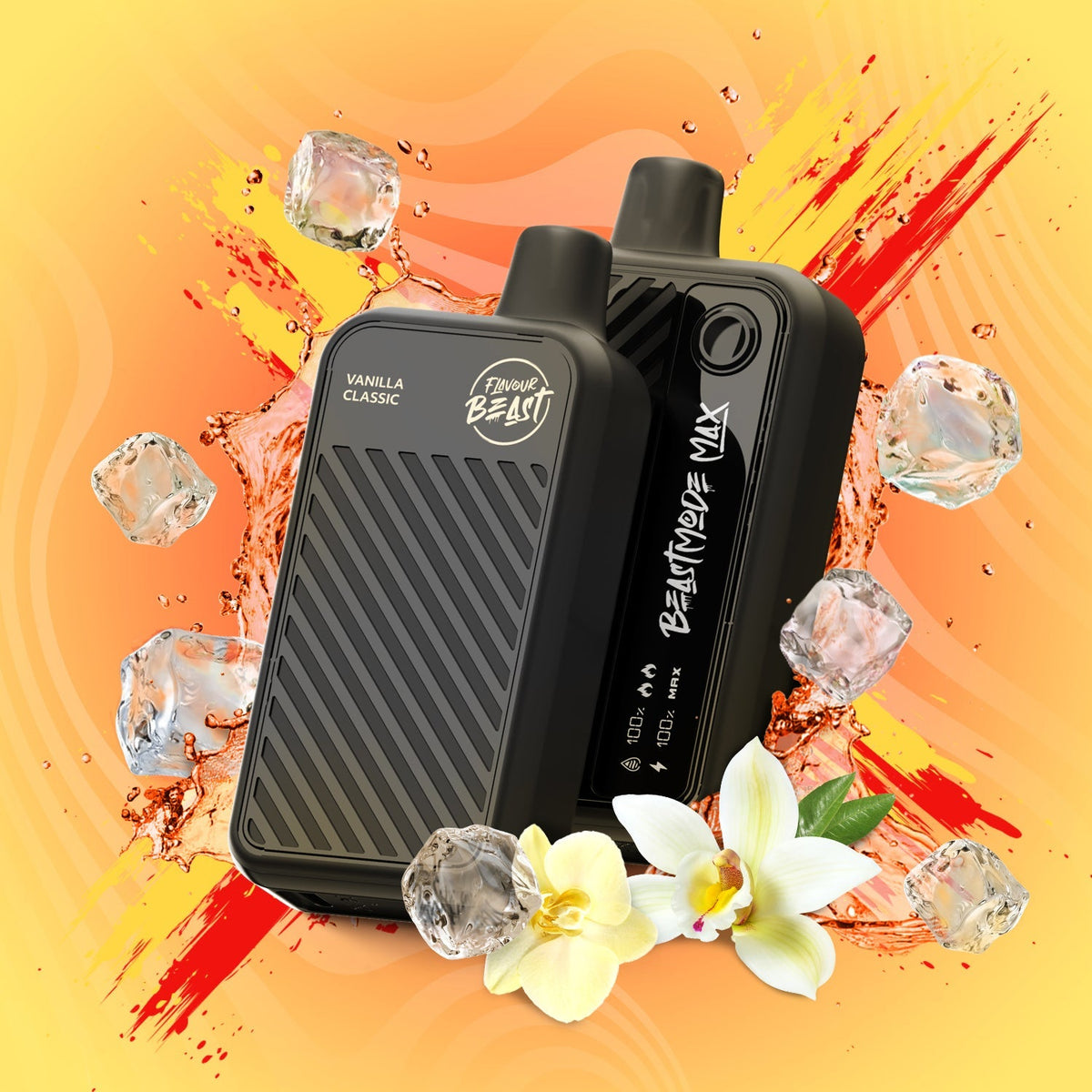 Chuggin' Vanilla Classic Vape - Flavour Beast Beast Mode Max 18K Disposable 