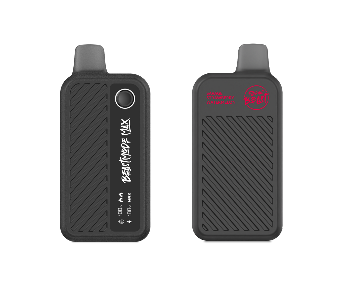 Savage Strawberry Watermelon Vape - Flavour Beast Beast Mode Max 18K Disposable