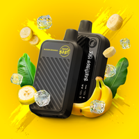 Bussin' Banana Iced Vape - Flavour Beast Beast Mode Max 18K Disposable  