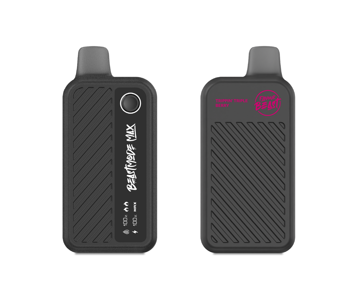 Trippin' Triple Berry Vape - Flavour Beast Beast Mode Max 18K Disposable  
