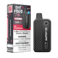 Sic Strawberry Iced Vape - Flavour Beast Beast Mode Max 18K Disposable  