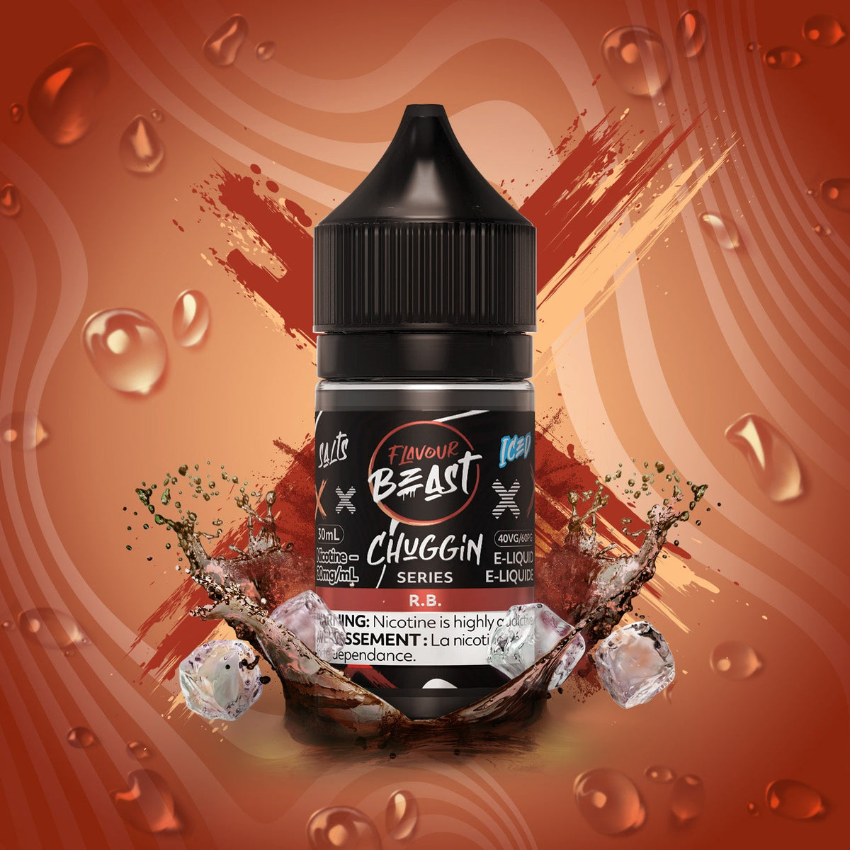 R.B 30mL E-liquid  -  Flavour Beast Chuggin'