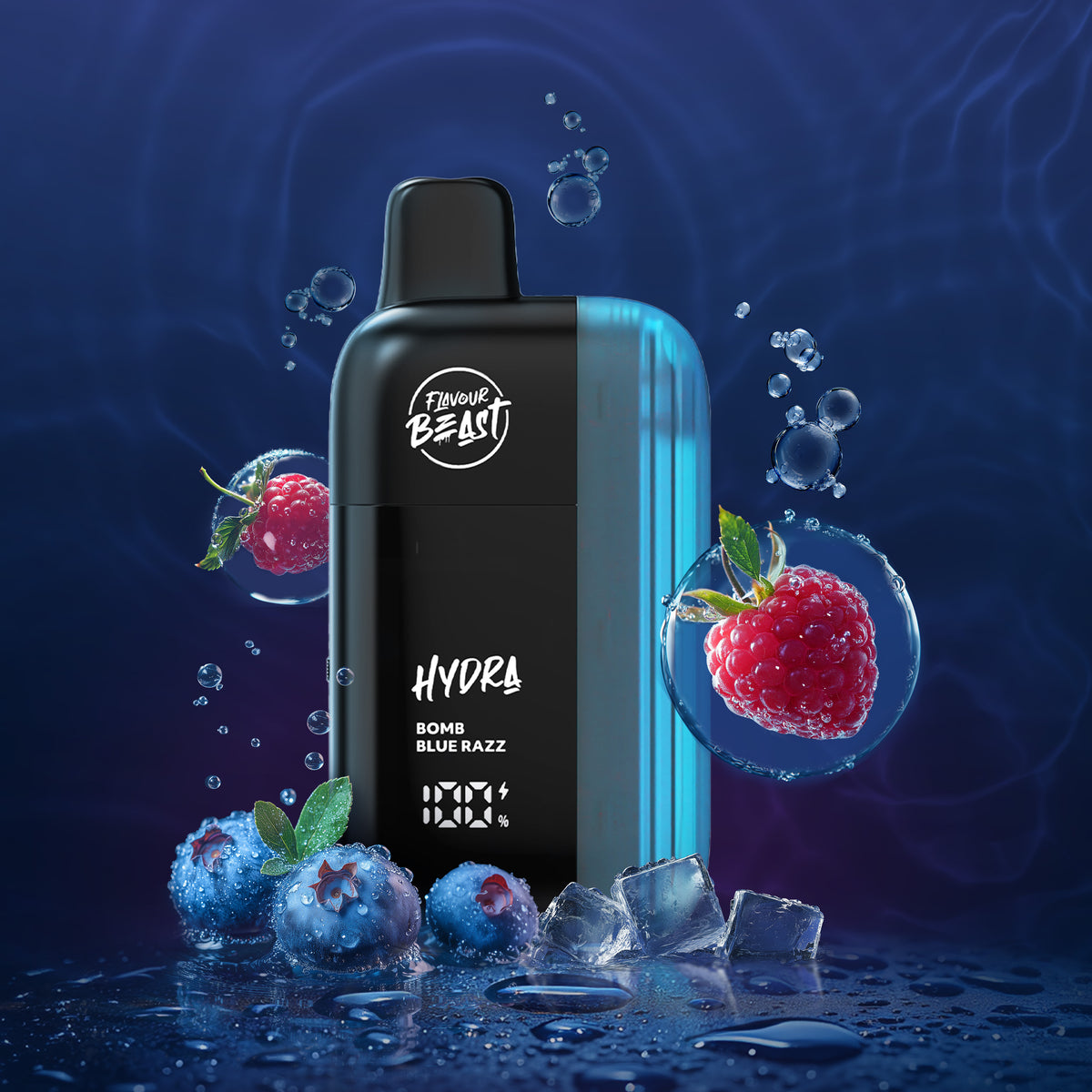 Bomb Blue Raspberry Vape Bomb Blue Razz - Hydra Disposable Vape – Flavour Beast