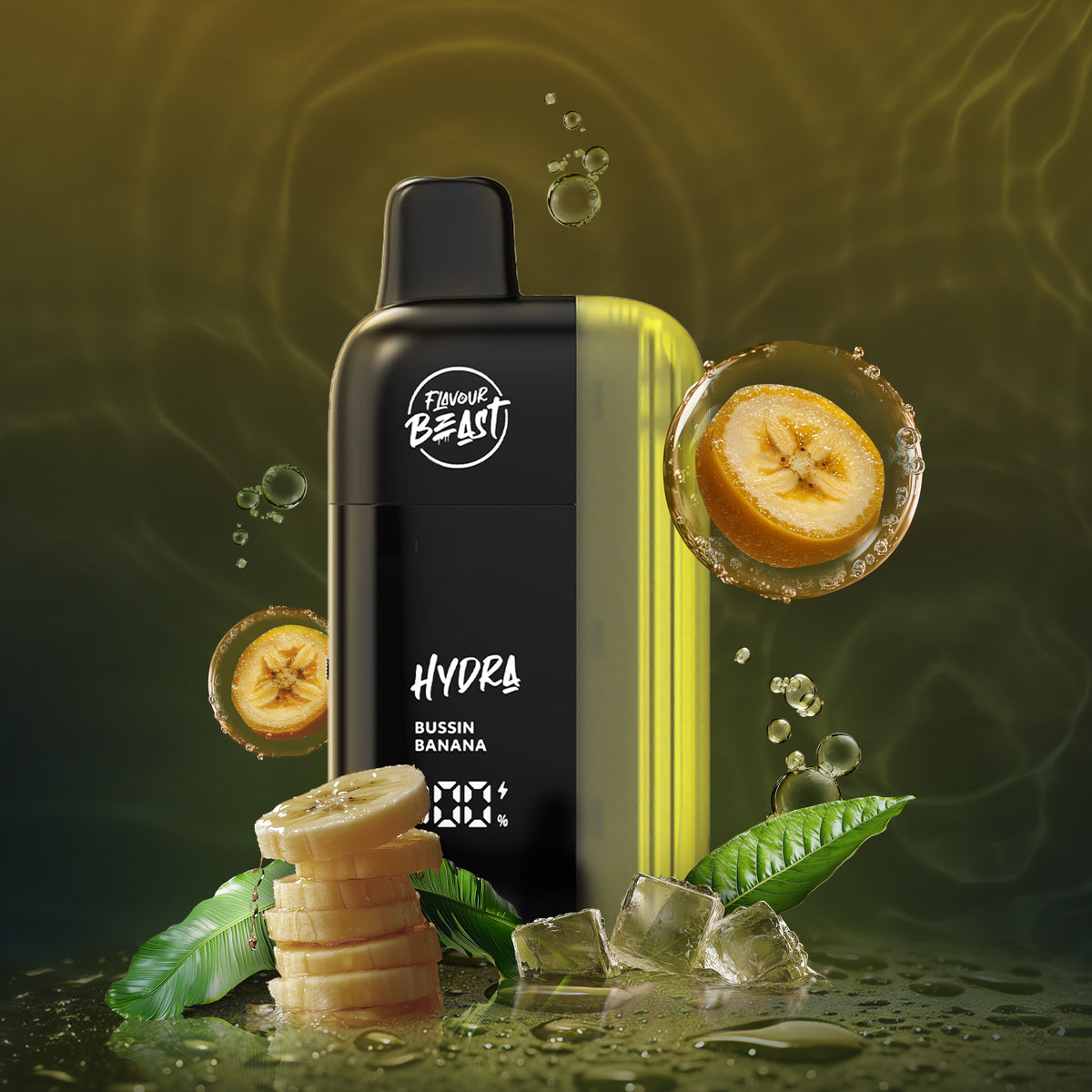 Bussin Banana Iced - Hydra Disposable Vape Flavour Beast Bussin Banana Iced - Hydra Disposable Vape Flavour Beast
