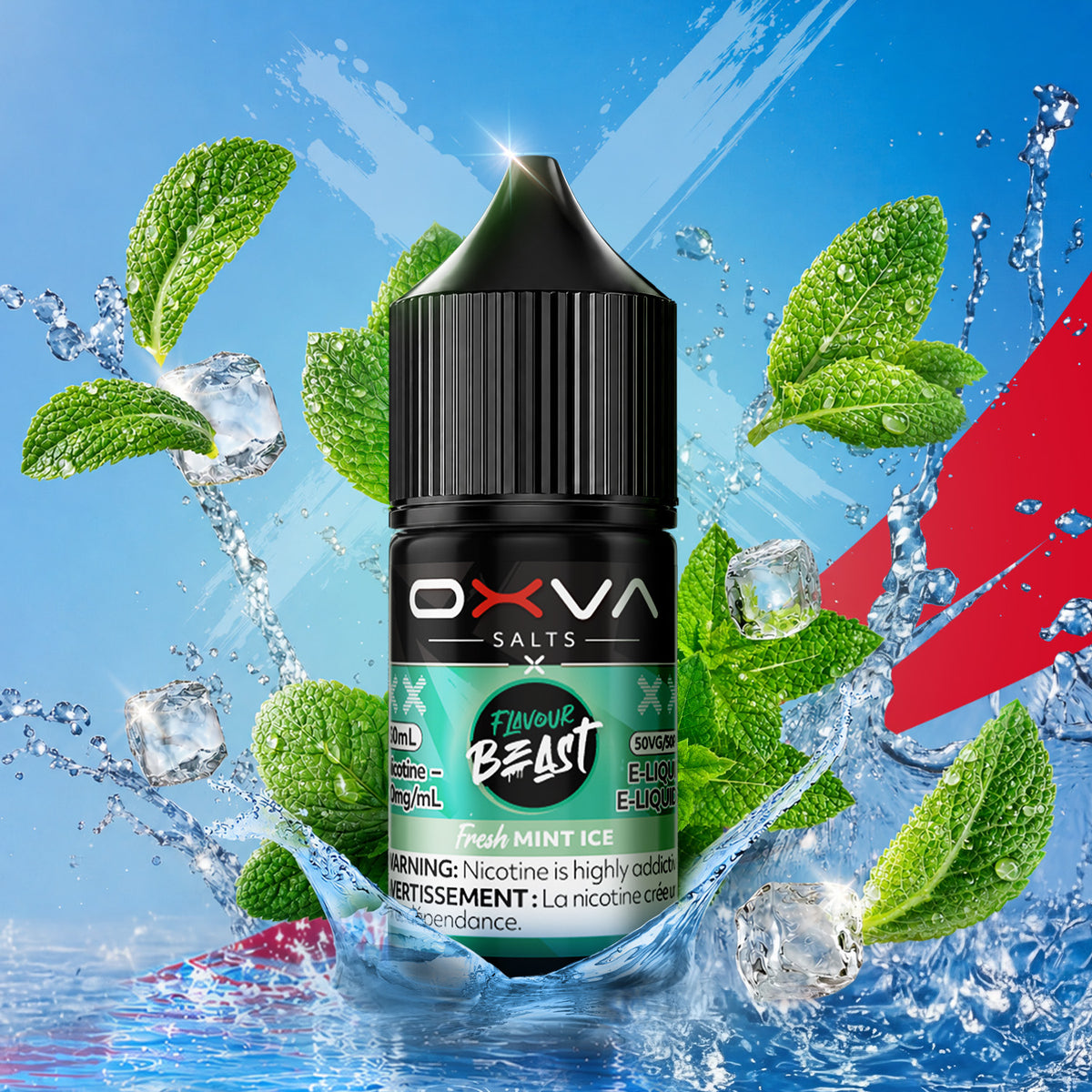 Flavour Beast x OXVA E-liquid - Fresh Mint Ice