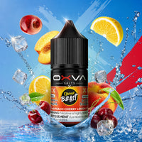 Flavour Beast x OXVA E-liquid - Fresh Peach Cherry Lemon Ice
