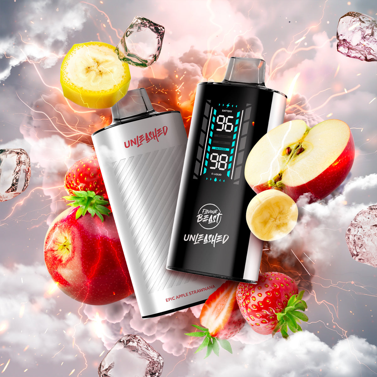 Flavour Beast Unleashed DCP 20K Disposable - Epic Apple Strawnana