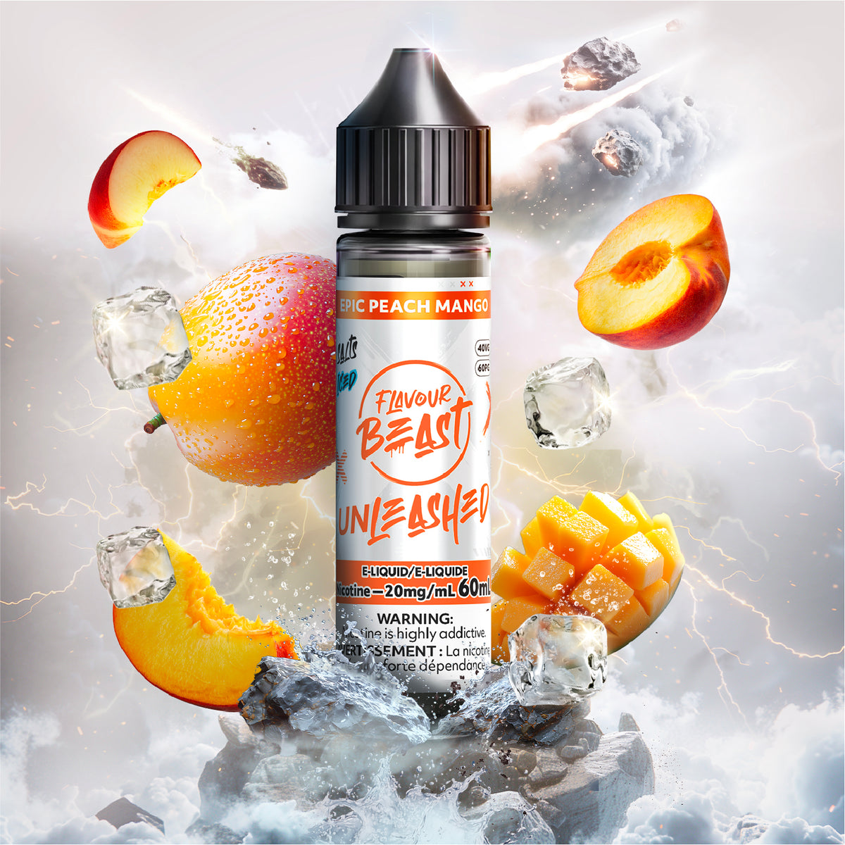 peach mango vape juice PEACH MANGO ICE BY I LOVE SALTS 30ML main image 1
