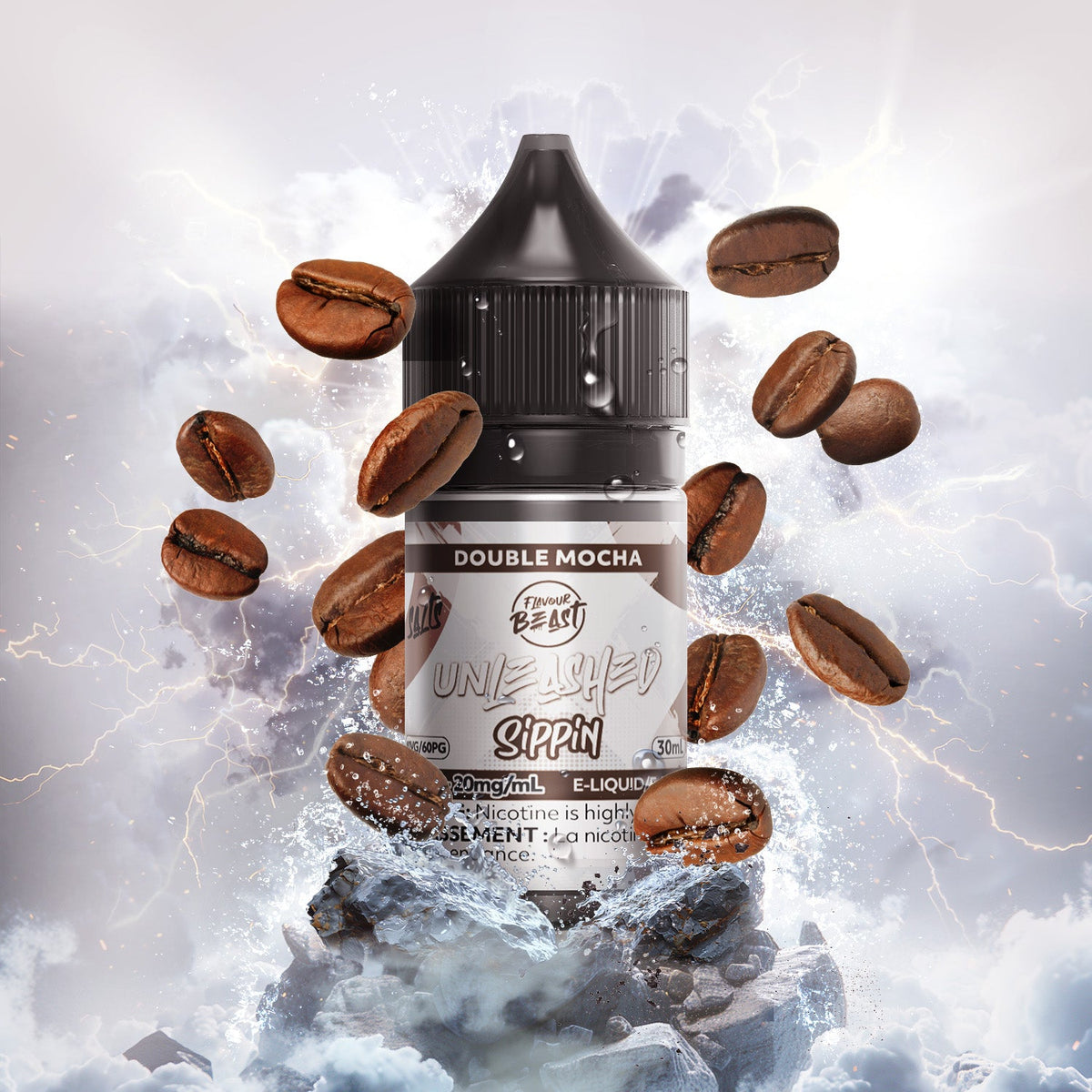 Flavour Beast E-Liquid - Unleashed Sippin - Double Mocha