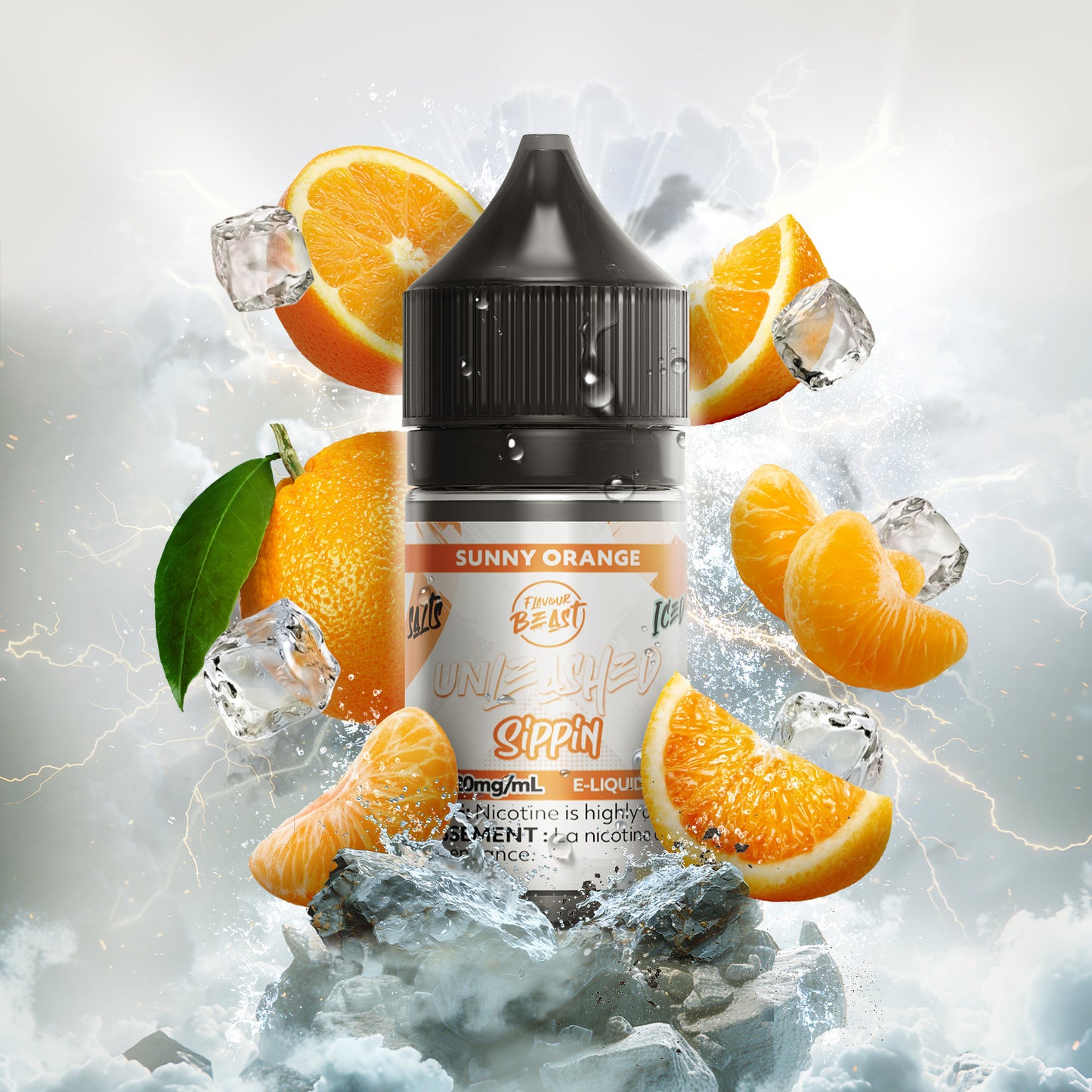 Flavour Beast E-Liquid - Unleashed Sippin - Sunny Orange